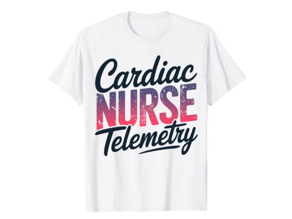 A Designer's Take on the Cardiac Nurse T-Shirt Design