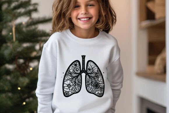 A Practical Review of the Anatomical Floral Lungs Embroidery Design