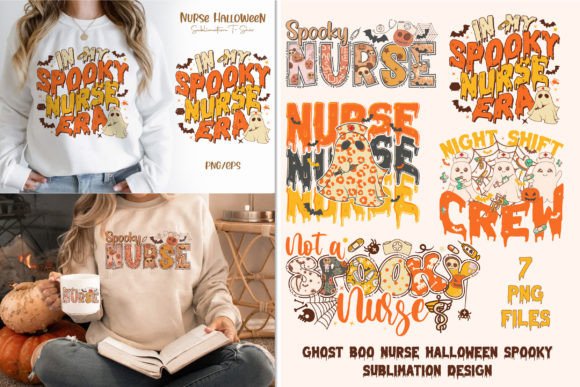 A Retro Halloween Ghost Nurse Embroidery Design Review