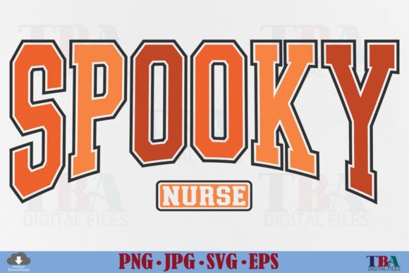 A Spooky Retro Nurse Design for Your Halloween Projects