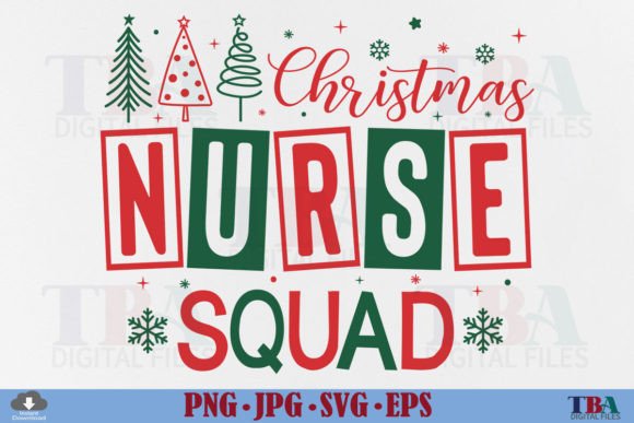 Christmas Nurse Squad: A Holiday Design Fit for Crafters