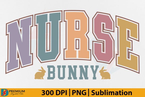 Easter Nurse Bunny Retro Varsity Embroidery Design Review