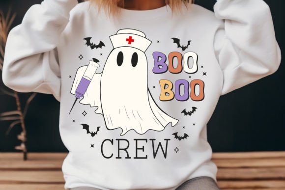 Halloween Nurse Retro: An Embroidered Character Study