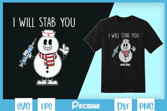 Reviewing 'I Will Stab You' Nurse Christmas Embroidery Design