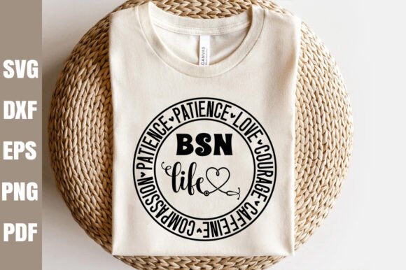 The Nurse Life SVG Bundle for Embroidered Apparel